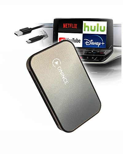 Magic Box 2.0 - Pro, 4+64G with Netflix Hulu YouTube Disney+, ONINCE Wireless CarPlay Adapter Work with Both iPhones and Android Phones, ONLY for Cars with OEM Wired Apple CarPlay