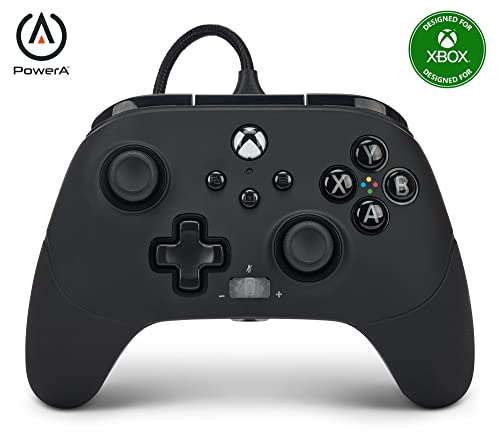 PowerA FUSION Pro 3 Wired Controller for Xbox Series X|S, Xbox One, Mappable Advanced Gaming Buttons, Xbox Controller, Trigger Locks, Black, Officially Licensed for Xbox