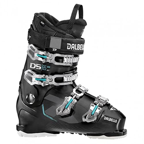 Dalbello 2022 MX 65 LS Women's Ski Boots (23.5), Black​/Black Trans