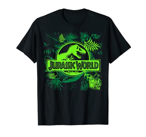 Jurassic World Green Jungle Classic Logo T-Shirt