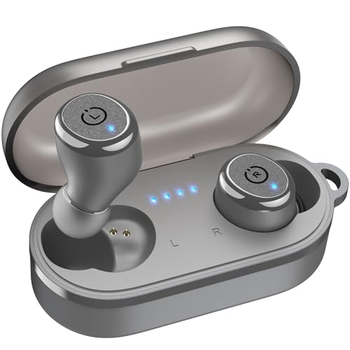 TOZO T10 (Ergonomic Edition)Wireless Earbuds Bluetooth 5.3 Headphones, App Customize EQ, Ergonomic Design, 55H Playtime, Wireless Charging Case, IPX8 Waterproof Sound in-Ear Headset, 2024 New Version