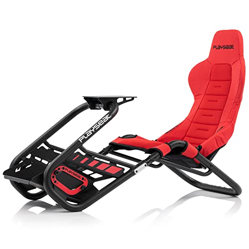 Playseat Trophy Sim Racing Cockpit | High Performance Racing Simulator Cockpit | Supports Direct Drive | Compatible with All Steering Wheels & Pedals on The Market | Supports PC & Console | Red