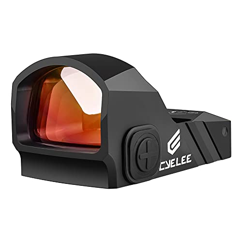 Cyelee WOLF0 Micro Reflex Red Dot Sights with Shake Awake (for RMR Pistol Cut) 3 MOA Reticle