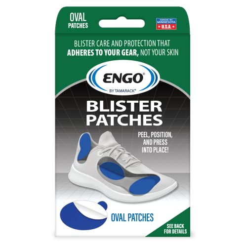 ENGO Blister Prevention Patches Oval Patches (Starter, 6, Count)