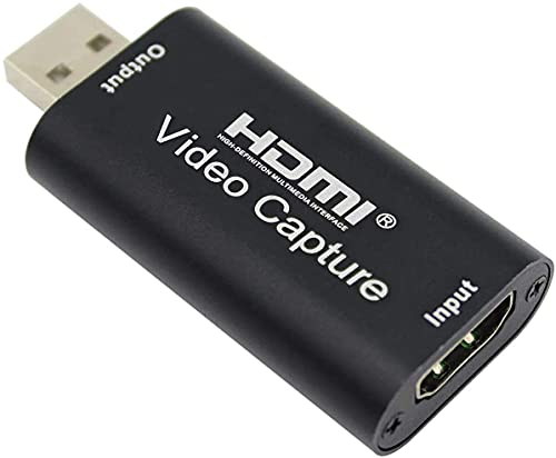 4K Video Capture Card, HDMI to USB Capture Card 1080P for Streaming, Recording, Gaming, Compatible with Nintendo Switch, PS5, Xbox
