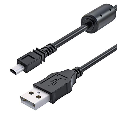 Ancable UC-E6 USB Cable, 3-Feet USB Mini-B Universal Digital Camera Data Transfer Cord Charger Cable Compatible for Nikon CoolPix, L, D, P, Series Digital Camera