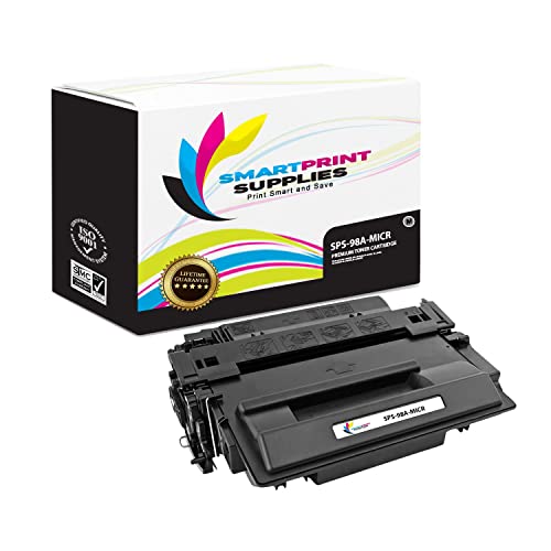 Smart Print Supplies Compatible 98A 92298A MICR Black Toner Cartridge Replacement for HP Series IV V 4m 5m 5+ 4n 5n 4+ Printers (6,800 Pages)