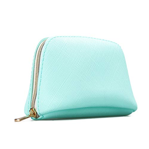 Small Pouch by Pudinbag | Makeup Pouch | Coin Purse | Period Bag | Small Zipper Pouch | Cute Vegan Silicone Waterproof (Babyblue)