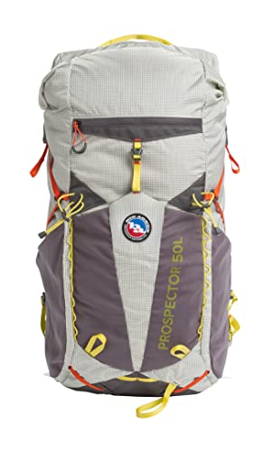 Big Agnes Prospector 50L Backpack for Extended Overnight Hiking, Fog, Medium