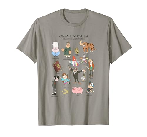Disney Gravity Falls Character And Mysteries Textbook T-Shirt