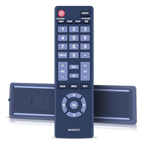 New NH305UD Replacement Remote Control for Emerson LCD HDTV TV LF501EM4 LF501EM4F LC320EM3FA LF461EM4A LF501EM4A LF501EM5 LF501EM5F LF501EM6F LF402EM6 LF402EM6F LF461EM4
