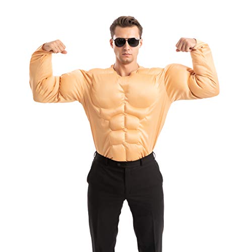 Spooktacular Creations Adult Men Body Builder costume Muscle Suit (Standard)