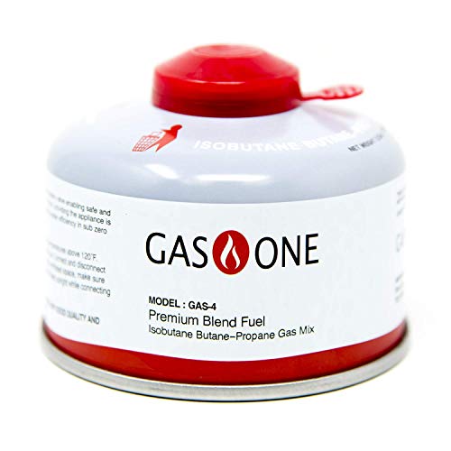 GasOne Camping Stove Fuel Blend Isobutane Efficient and High Output