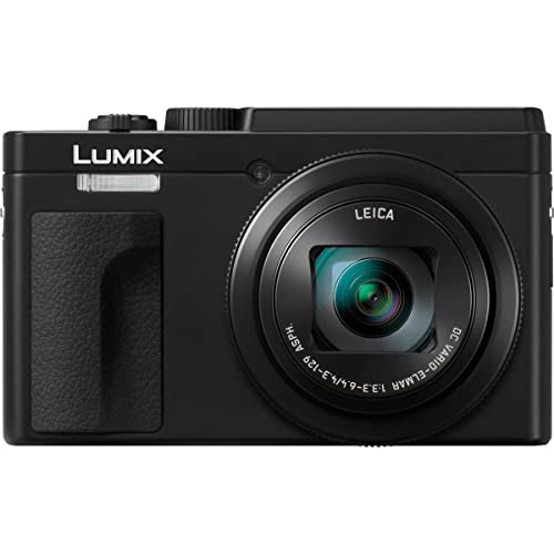 Panasonic LUMIX ZS80D 4K Digital Camera, 20.3MP 1/2.3-inch Sensor, 30X Leica DC Vario-Elmar Lens, F3.3-6.4 Aperture, WiFi, Hybrid O.I.S. Stabilization, 3-Inch LCD, DC-ZS80DK (Black)