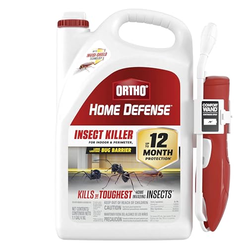 Ortho Home Defense Insect Killer for Indoor & Perimeter2 with Comfort Wand, Controls Ants, Roaches, and Spiders, 1.1 gal., 1 Pack