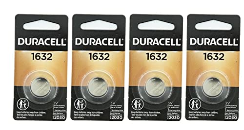 DURACELL 1632 Lithium Coin Battery Pack of 4