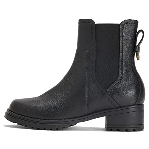 Cole Haan Women's Camea Chelsea Boot, Waterproof Black Leather, 7.5