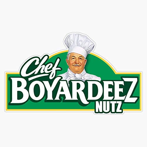 Chef Boyardeez Nuts Sticker Vinyl Bumper Sticker Decal Waterproof 5'