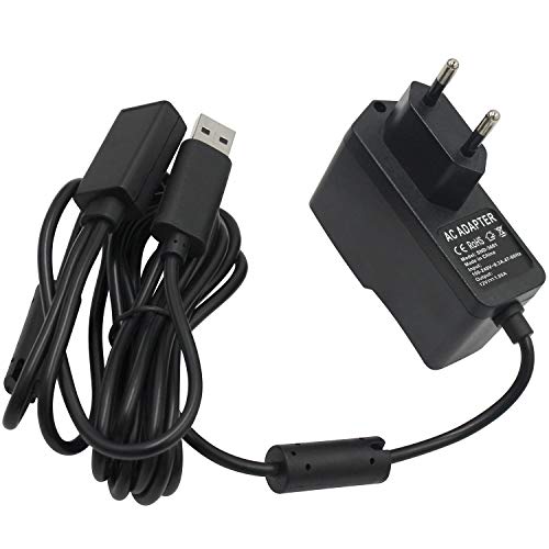 OSTENT EU AC Power Supply Cable Cord Adapter for Microsoft Xbox 360 Kinect Sensor Camera