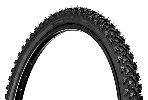 Schwinn Replacement Bike Tire, Mountain Bike, High Traction Tread, 24 x 1.95-Inch , Black with Kevlar Bead