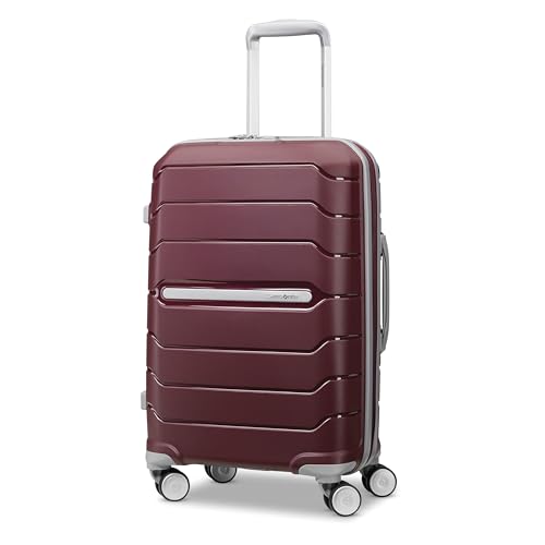 Samsonite Freeform Hardside Expandable with Double Spinner Wheels, Carry-On 21-Inch, Merlot