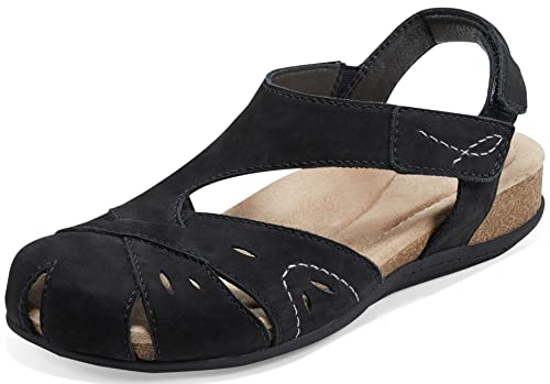 Earth Origins Women’s Birdine Sandal, Black II, 9 W US