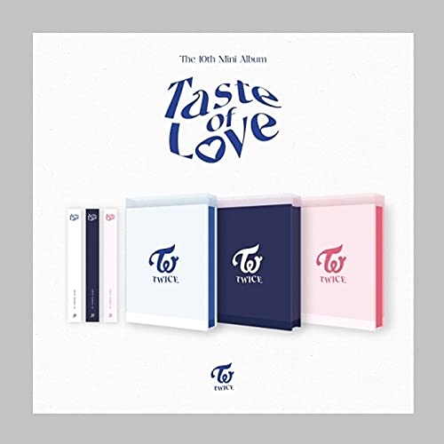 Twice Taste Of Love 10th Mini Album Taste Version CD+76p PhotoBook+Booklet+1p Lenticular+1p Tasting Card+1p Coaster+5p PhotoCard+Tracking Sealed
