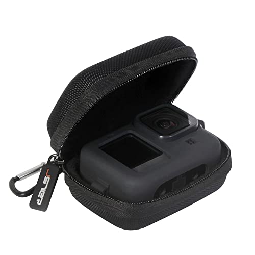 Case for GoPro JSVER Carrying Case for GoPro Hero 12, Hard Shell Travel Storage Case for Hero 12/11/10/9/8/7/6/5/4/3, Osmo Action 3, AKASO EK7000, Campark ACT74, YI Action Camera (Black)