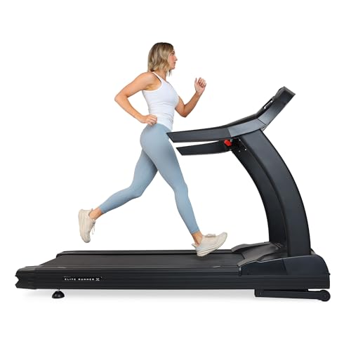 3G Cardio Elite Runner Treadmill - Runner’s Marathon Treadmill - Commercial Grade - 400 LB User Capacity - 4.0 HP - Large Ortho Flex Shock Suspension System Deck