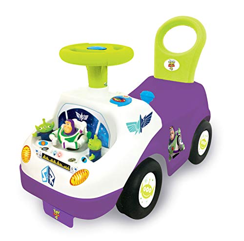 Kiddieland: My First Buzz Ride On, Plays Music and has Flashing Lights, Dashboard has Interactive Electronic Activites with fun Sounds, Sturdy and Durable, For Ages 2 and up