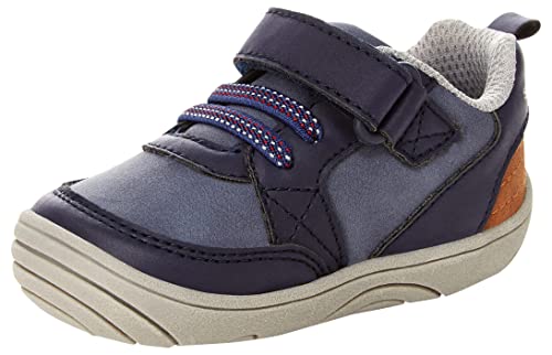 Stride Rite 360 Infant and Toddler Boys Dustin First Walker Shoe, Navy