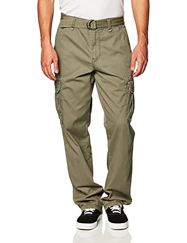 UNIONBAY mens Survivor Iv Relaxed Fit Cargo - Reg and Big Tall Sizes Casual Pants, Leaf, 34W x 34L US