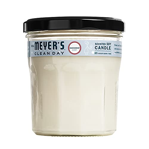Mrs Meyer's Clean Day Snow Drop Candle (7.2 Ounce (Pack of 1))