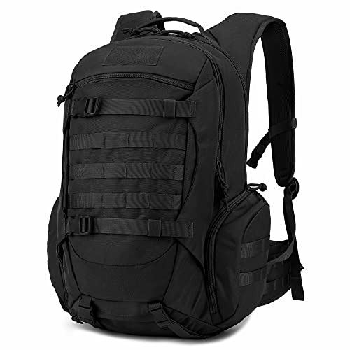 Mardingtop 35L Tactical Backpacks Molle Hiking daypacks for Camping Hiking Military Traveling Motorcycle(With Rain-cover)