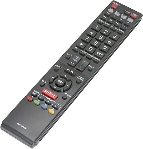 Replacement Remote for All Sharp TVs, LCD, Smart TV, Aquos TV, LED, 4K TVs.