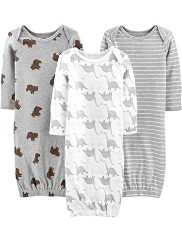 Simple Joys by Carter's Baby Boys' 3-Pack Cotton Sleeper Gown