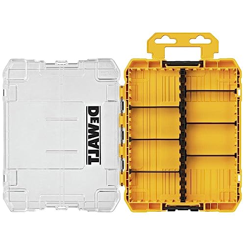DEWALT Tool Box, Tough Case Organizer, Medium, 8-Compartments, for Small Tools and Accessories (DWAN2190)