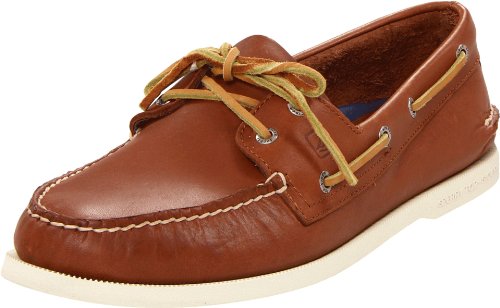 Sperry Men's Authentic Original 2-Eye Boat Shoe, TAN, 9.5 M US