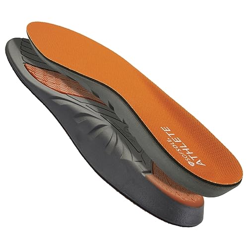 SOFSOLE ATHLETE Performance Men's Insoles - PU Foam & Gel Inserts - Heel-to-Toe Cushioning, Support, & Moisture Control, - Lightweight Comfort & Stability - Ideal for Runners, Walkers, Athletes
