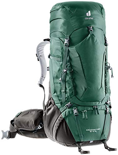 Deuter Women's Aircontact Pro 55+15 SL Trekking Backpack, Seagreen-Coffee, 70 L