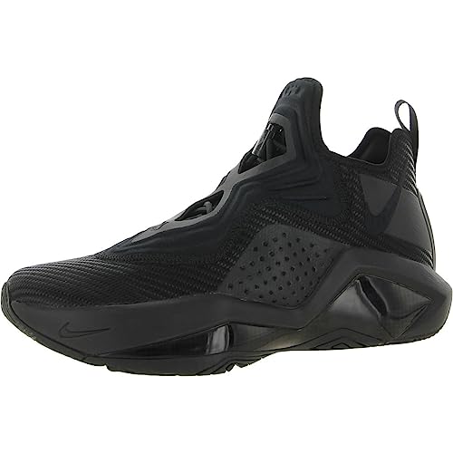 Nike Men's Lebron Soldier XIV 14 Basketball Shoes, Black/Metallic Dark Grey, 11