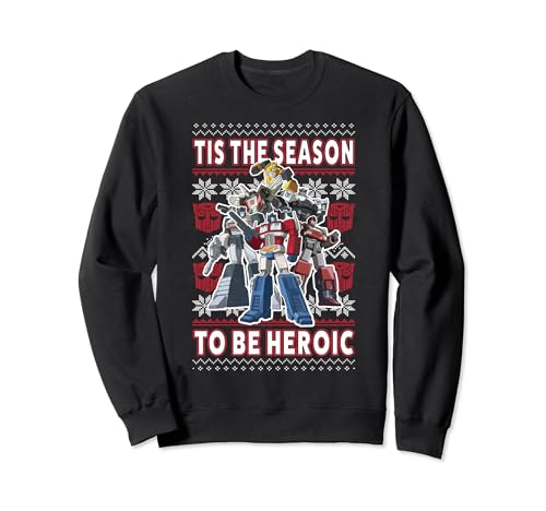 Transformers Christmas Autobots Heroic Season Ugly Sweater Sweatshirt