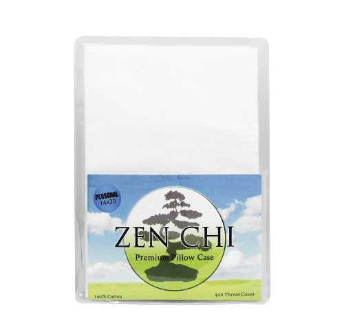 ZEN CHI Buckwheat Pillow Case 100% 400 Thread Count Premium Pillow Case - Fits All Personal/Japanese Sized Pillows (14' X 20') - Natural Cooling Effect Comfortable Sleep