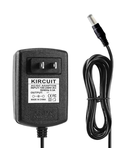 Kircuit 12V AC/DC Adapter Compatible with Olight Intimidator SR90 SR91 SR92 SR95 SR95S O Light SR 90 91 92 95 95S SR 95 S UT Rechargeable LED Flashlight Torch Flash Light Power Supply Battery Charger