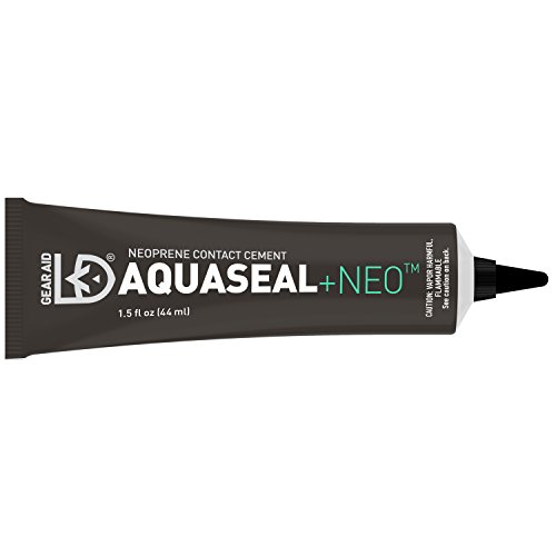 GEAR AID Aquaseal NEO Contact Cement for Neoprene and Wetsuit Repair, 1.5 fl oz, Black (14110)