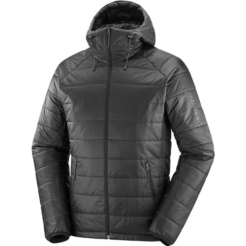 Salomon Men's Standard Insulated Hooded Jacket, DEEP Black