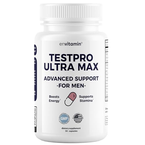 envitamin Testpro Ultra Max Supplement for Men, 30 Capsules