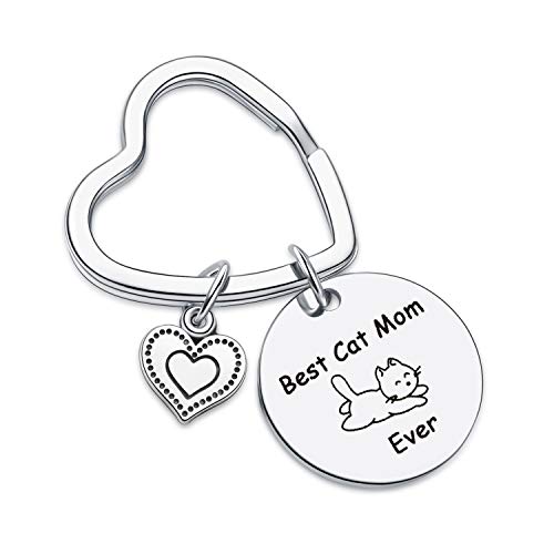7RVZM Cat Person Gift Friendship Gift Pet Lover Gift Cat Mom Gift Cat Mom Jewelry Mothers Day Jewelry Cat Lover Gift Cat Lover Jewelry Cat Lover Keychain cat grandma gift Sister