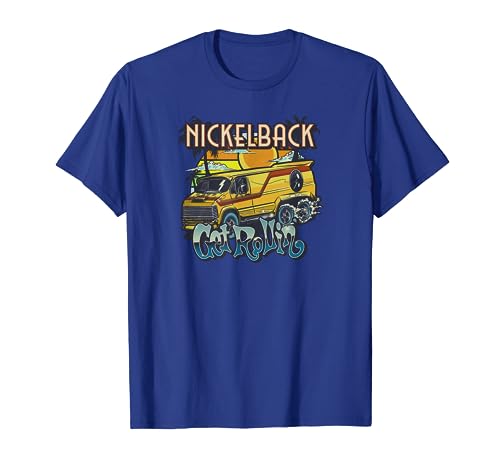 Nickelback Get Rollin' Cover (Blue) T-Shirt