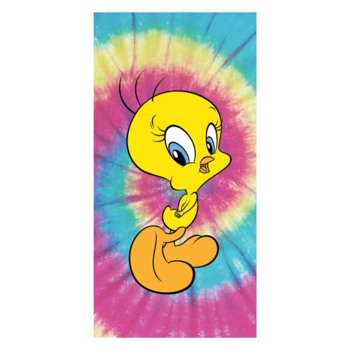 Franco Collectibles The Looney Tunes Tweety Bird Super Soft Cotton Bath/Pool/Beach Towel, 60 in x 30 in, (Official Licensed Product)